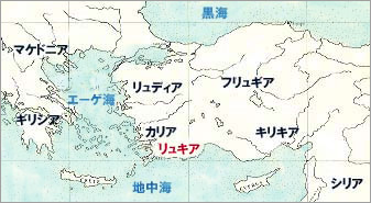 小アジア地図