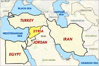 Map of Syria
