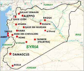 Map of Syria